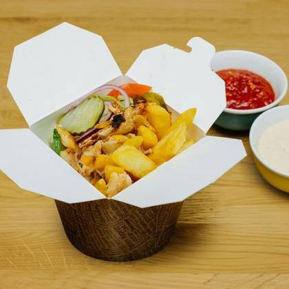Kebab Box z Frytkami Belgijskimi