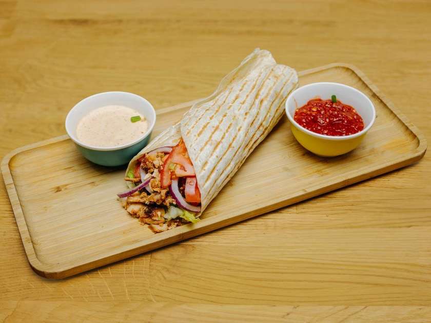 Tortilla z Frytkami w Środku