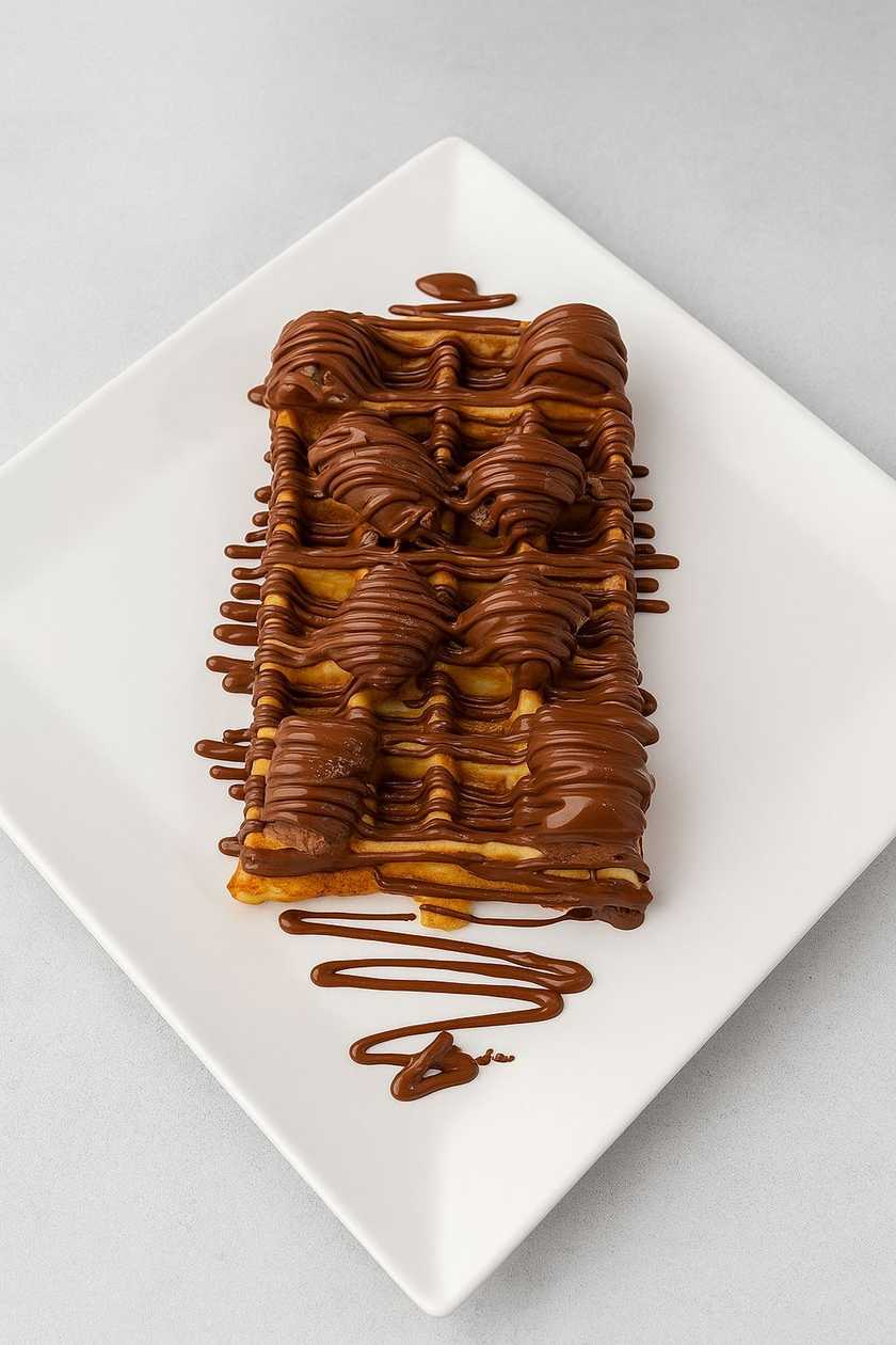 Crepe, Waffle ou Panquecas com Kinder Bueno