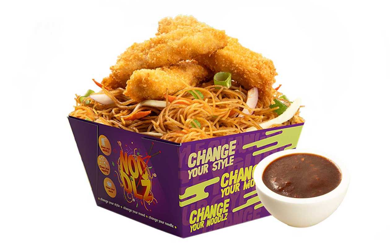 Meniu Noodles pui crocant