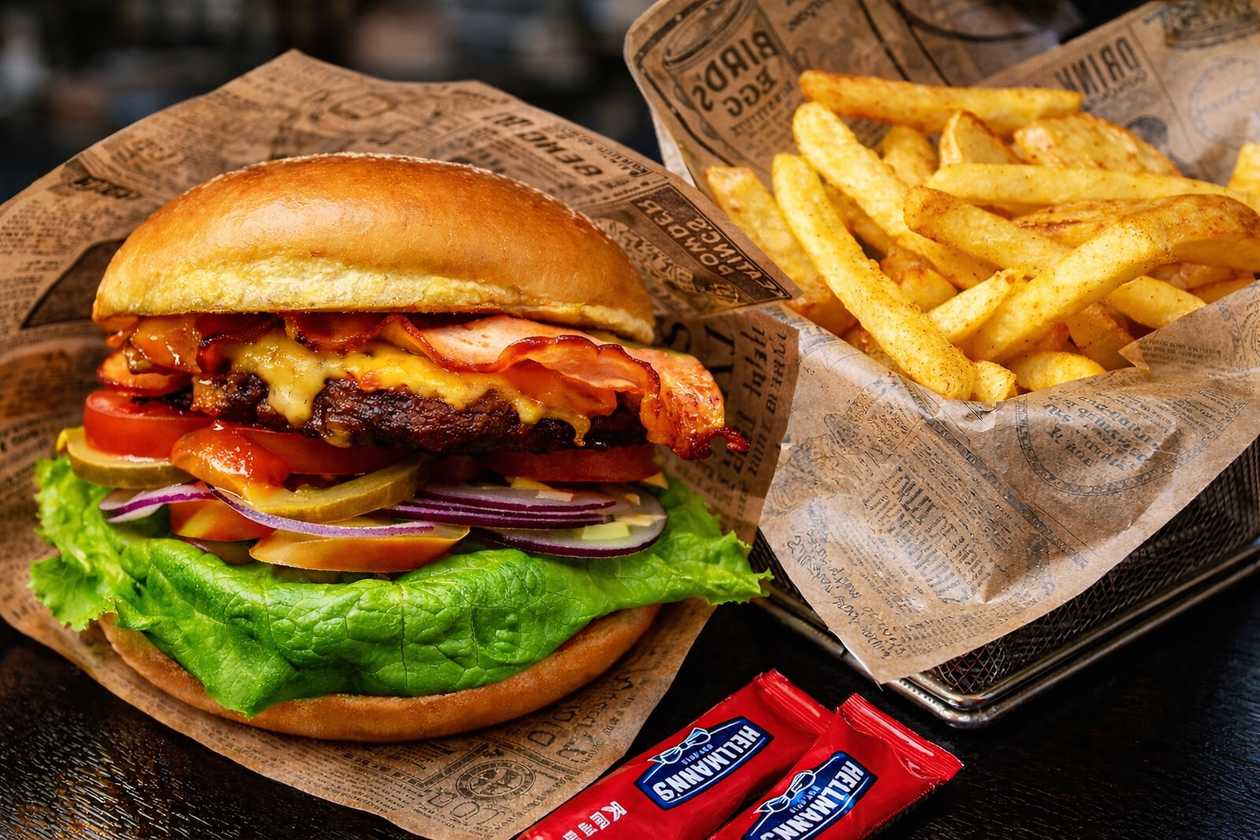 Mango Orgasmic Beefburger (Combo)