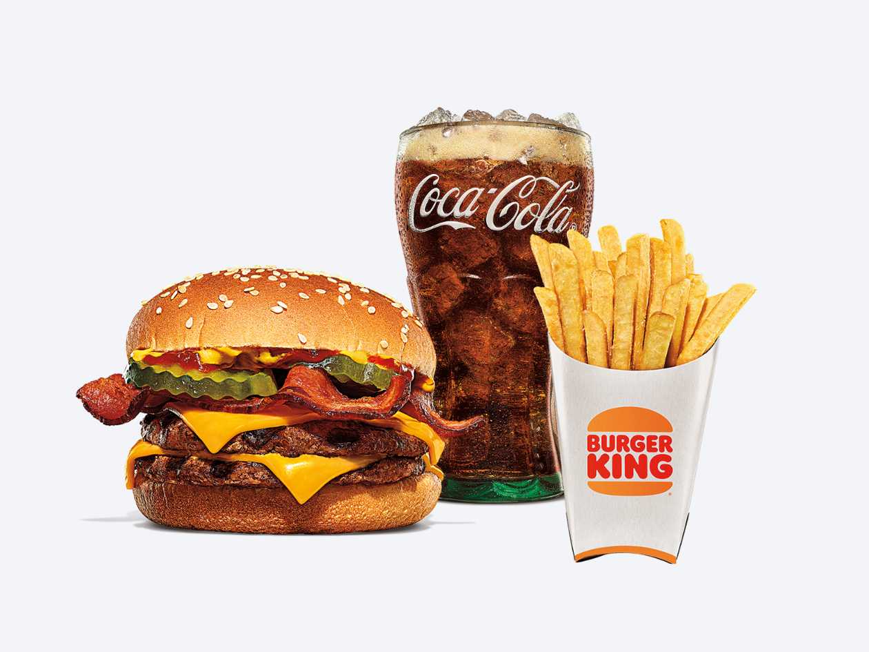 Double Cheeseburger Bacon Combo