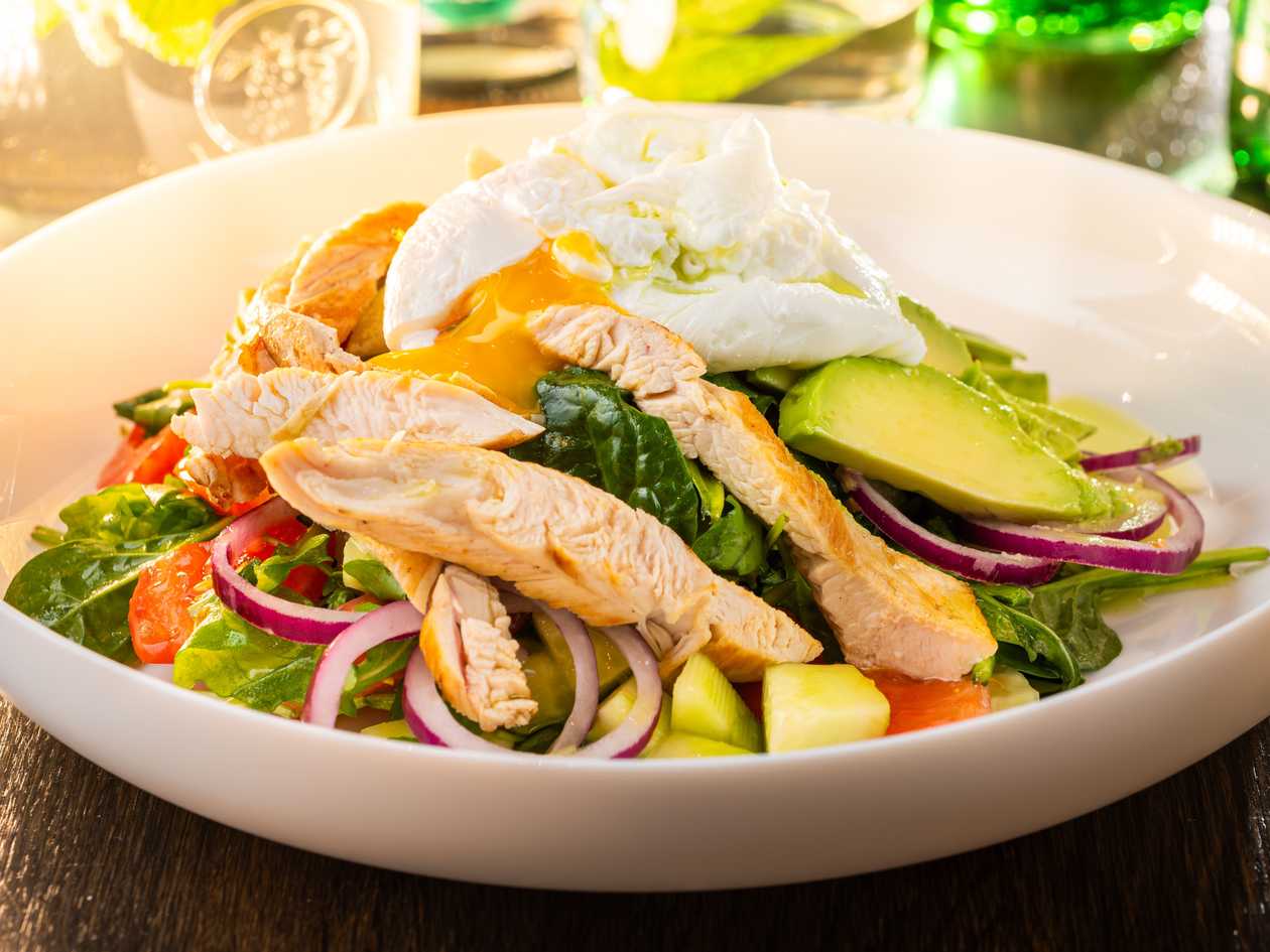 Avocado Salad with Chicken