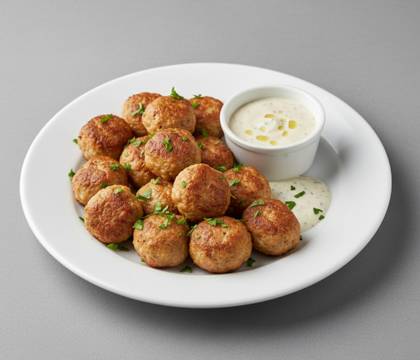 Baby Meatballs + Sauce