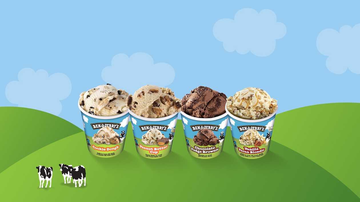 Set of 4 BEN&JERRY'S Cups