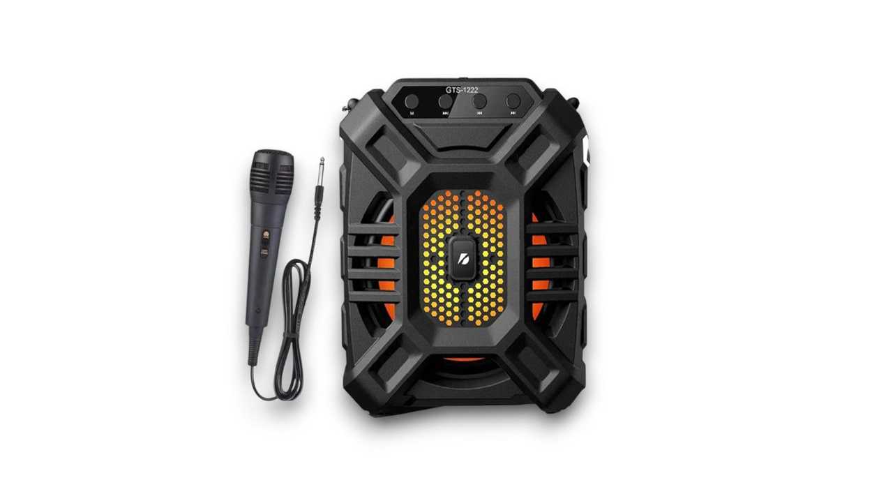 GTS 1222 Speaker with Microphone, 24cm, 2110000060985