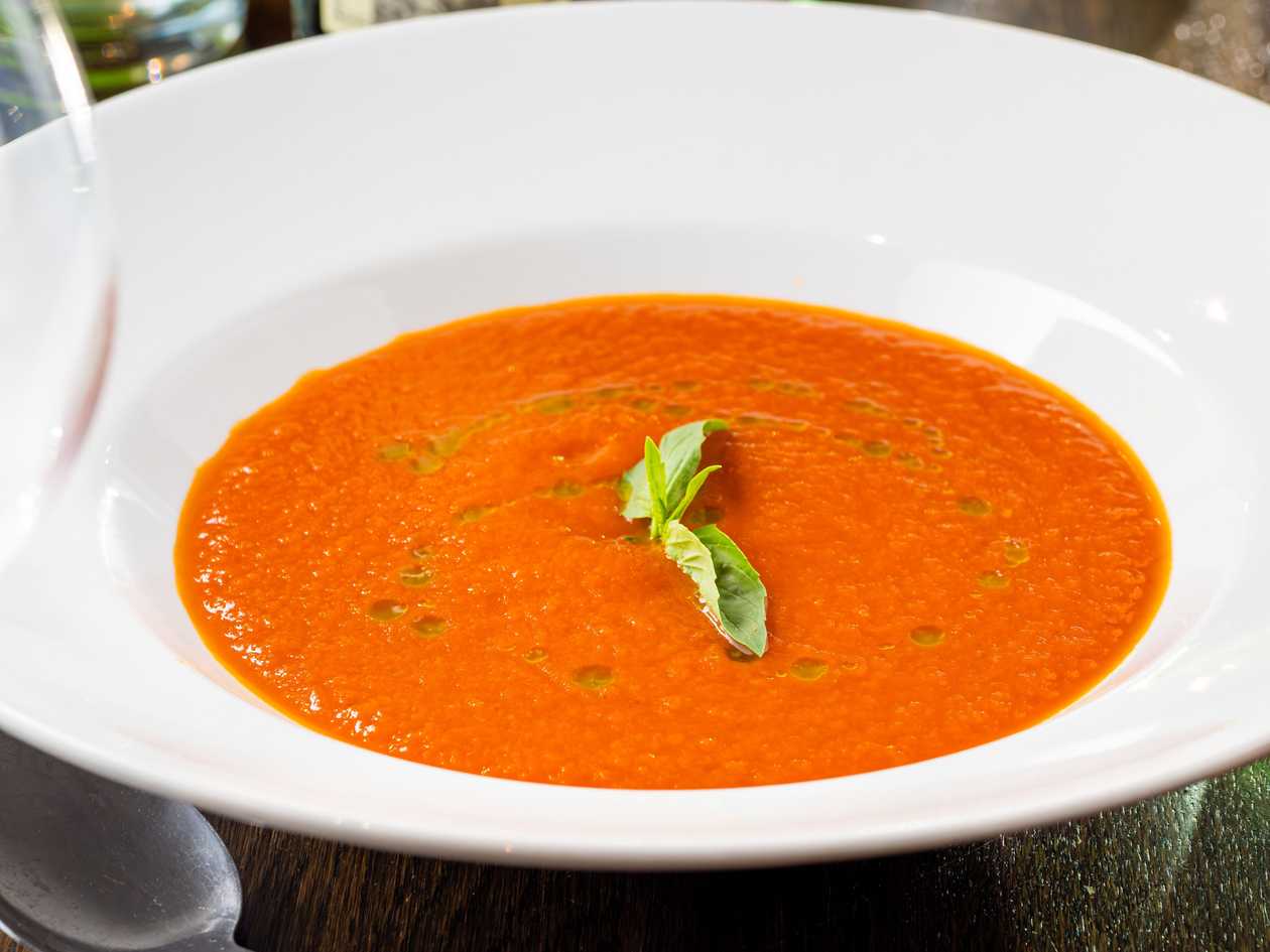 Italian Tomato Soup with Parmesan