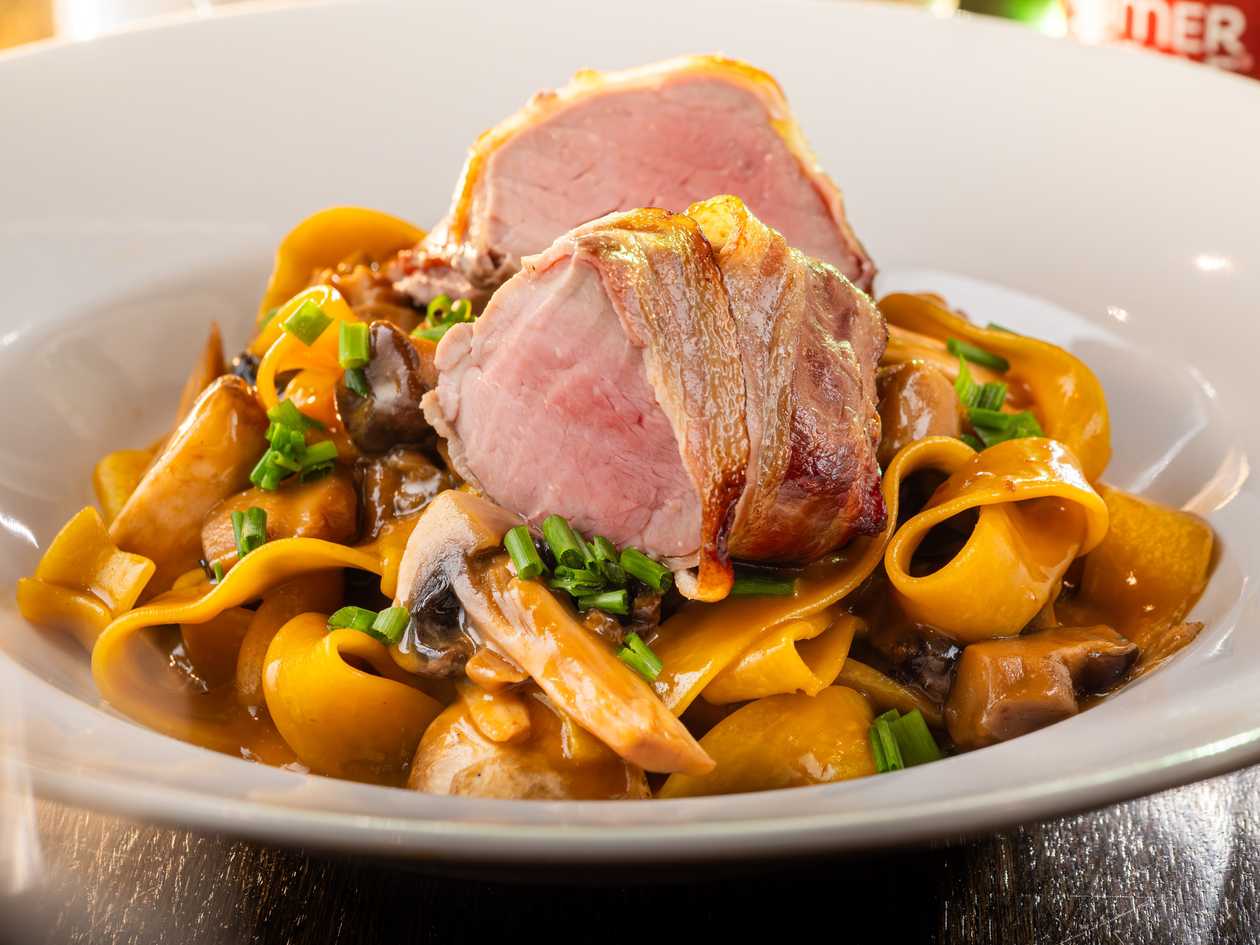 Pappardelle with Pork Tenderloin