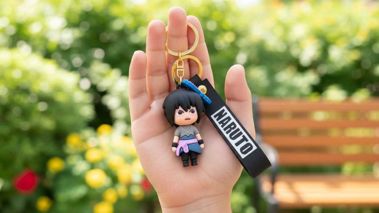 Naruto Grey Keychain
