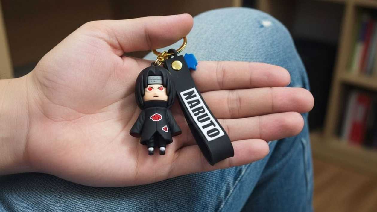 Naruto Black Keychain