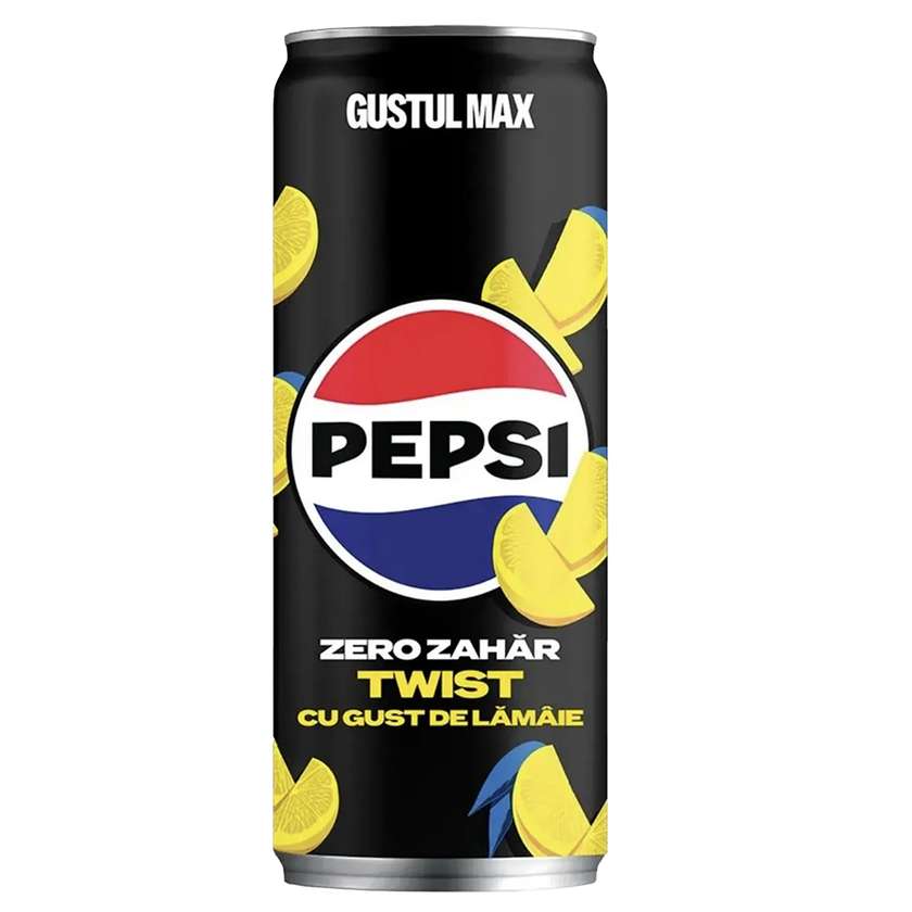 PEPSI  TWIST  FĂRĂ ZAHÂR 330 ml