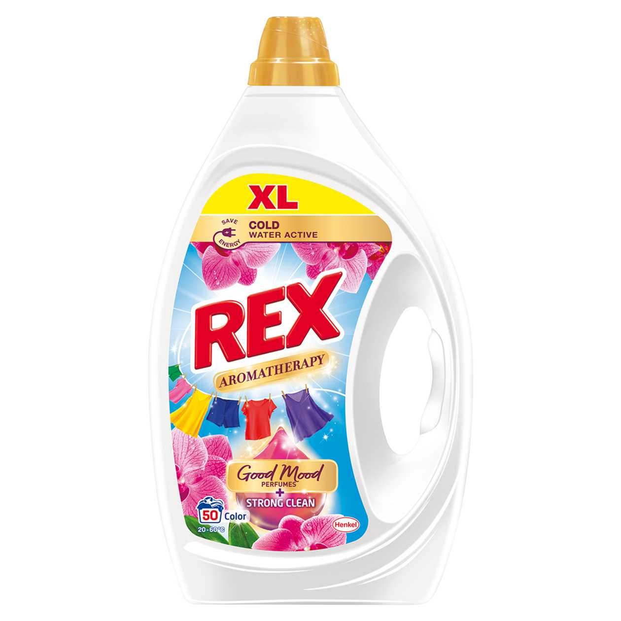 REX Aromatherapy Color Laundry Detergent 50 Washes 2.25L