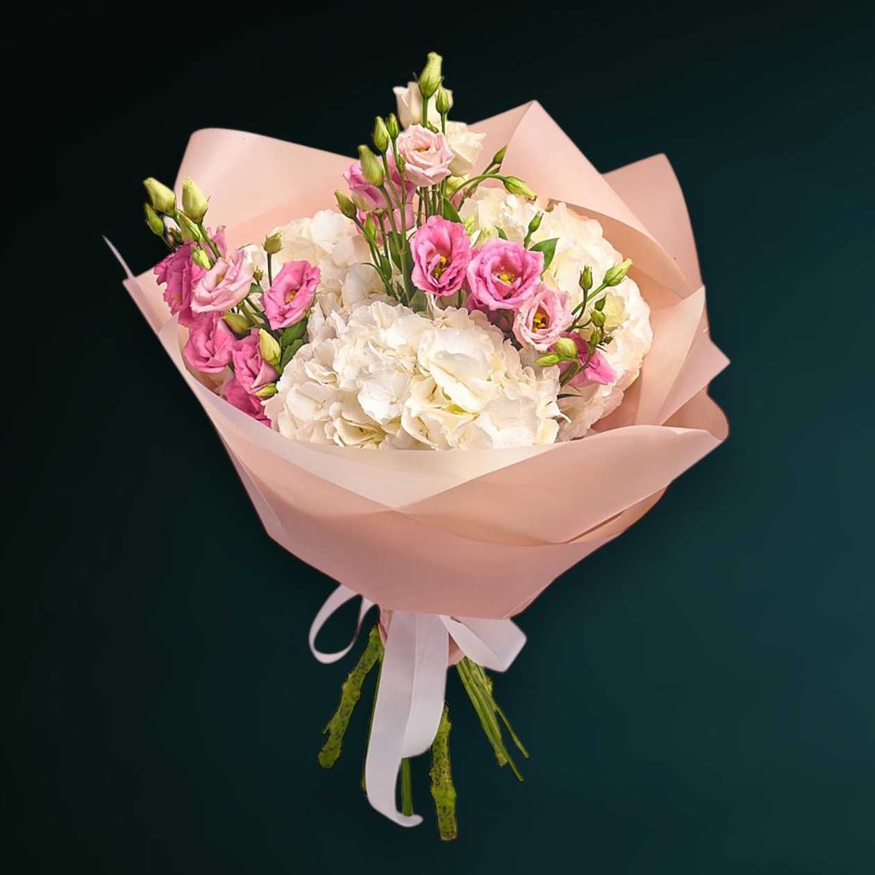 Hydrangea and Lisianthus Bouquet