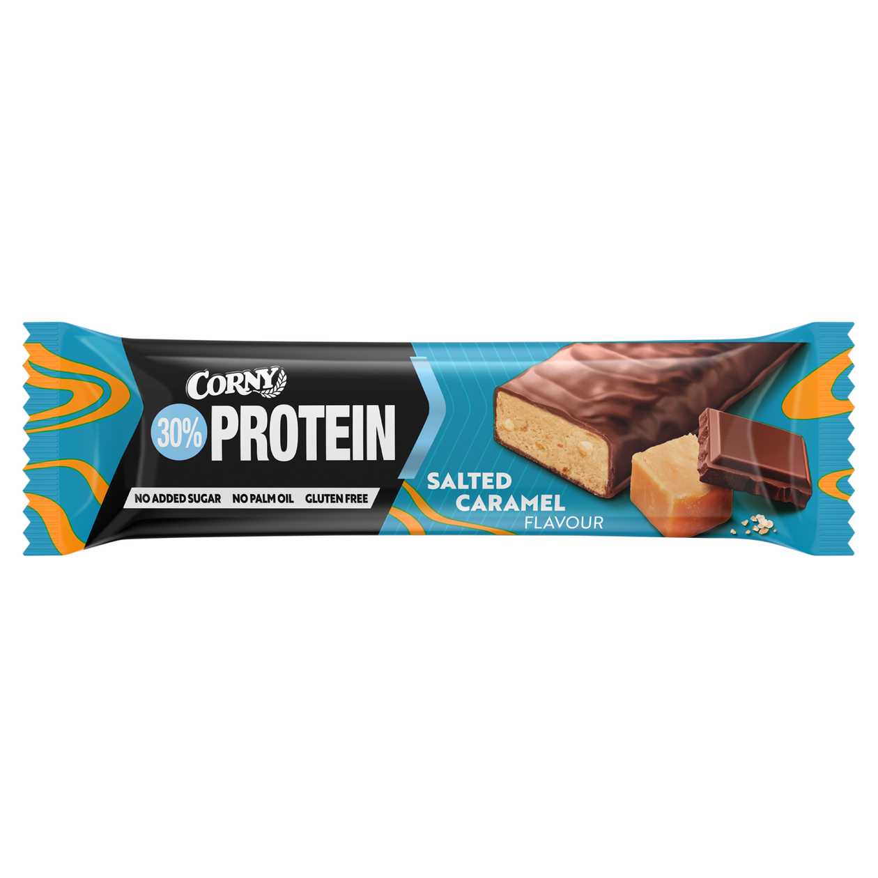 Corny Proteinová tyčinka s mléčnou čokoládou s příchutí slaný karamel 50g