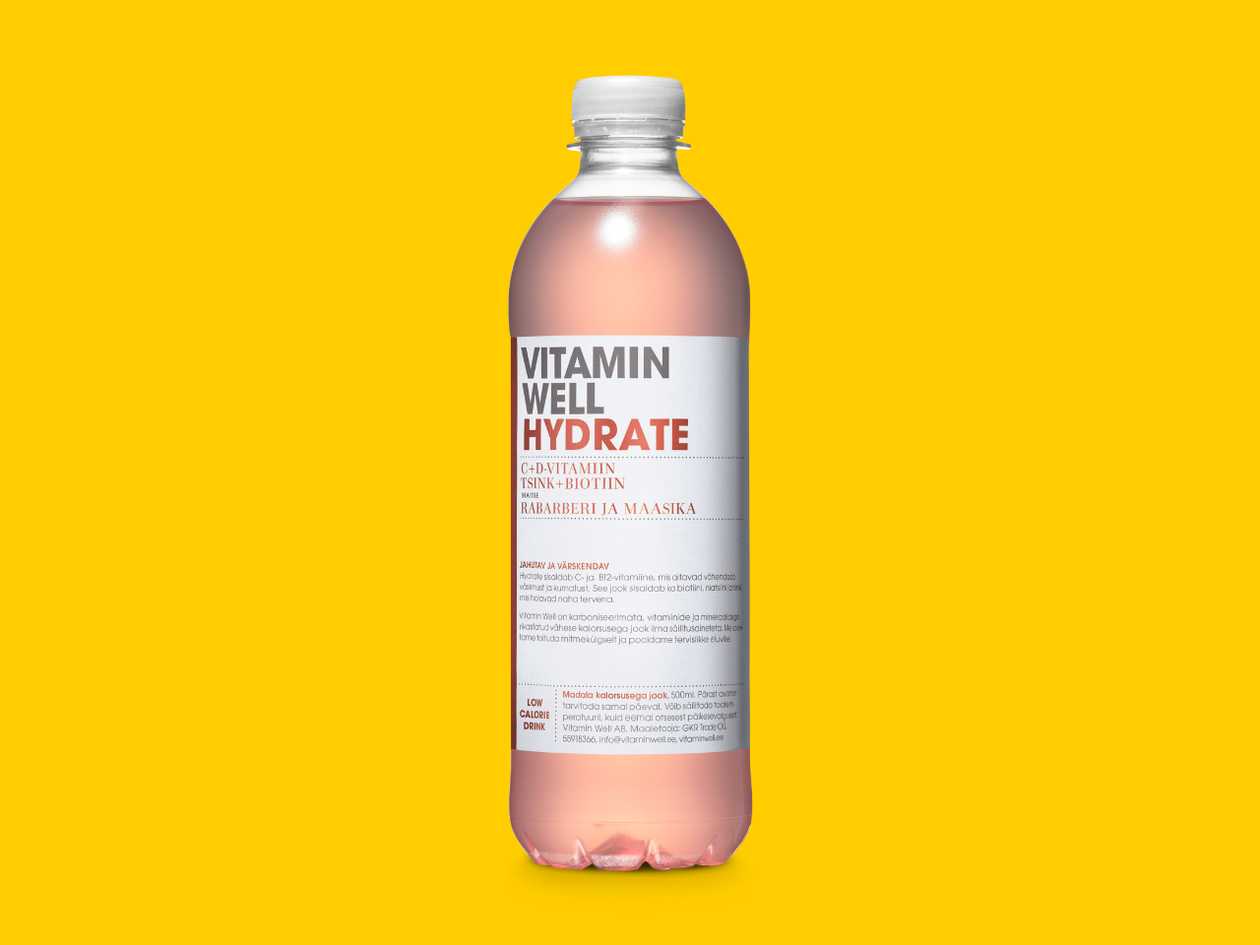 Vitamin Well vitamiinijook Hydrate 0,5l
