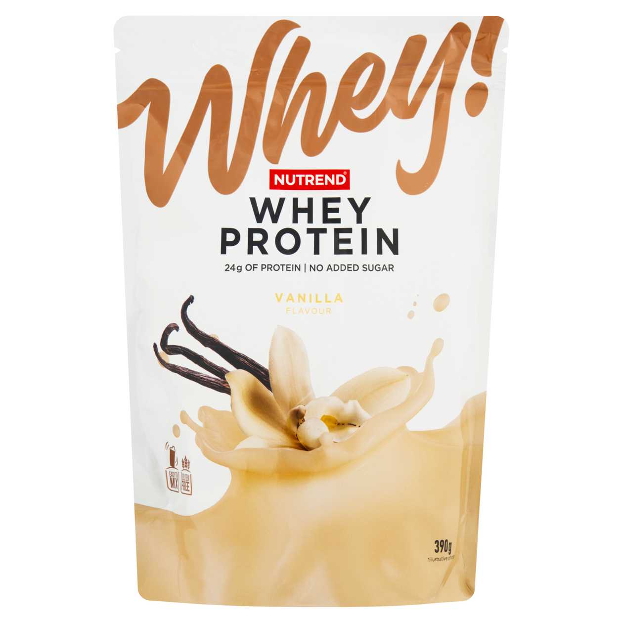 Nutrend Whey Protein příchuť vanilka 390g