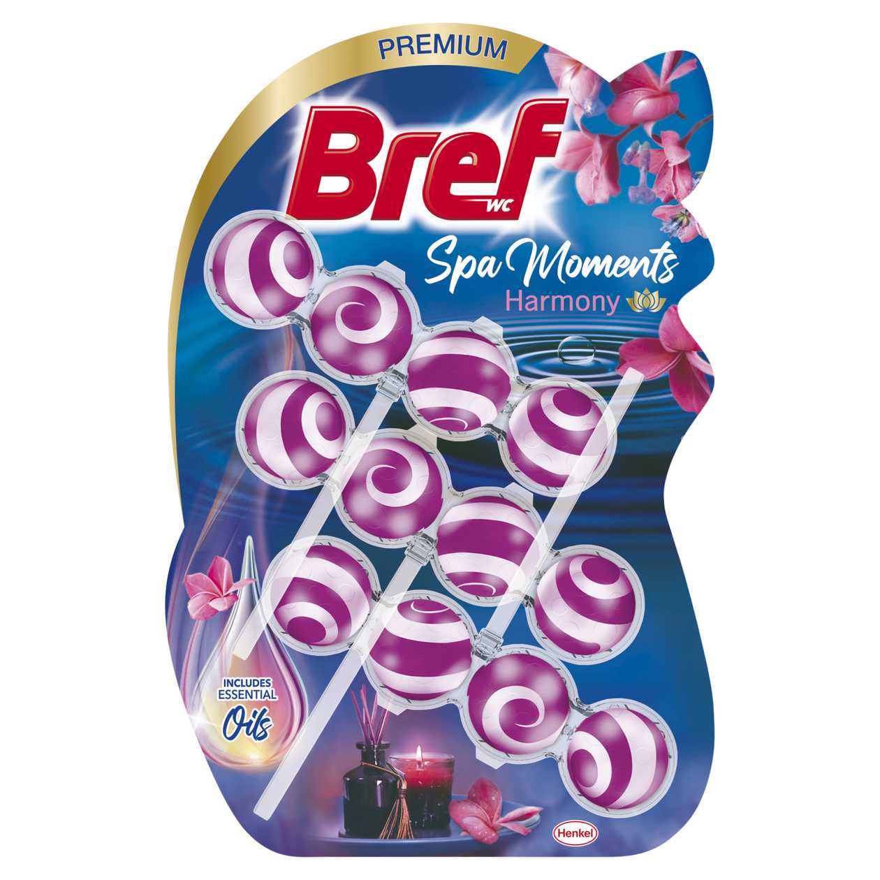 Bref Spa Moments Harmony Solid Toilet Block 3 x 50g