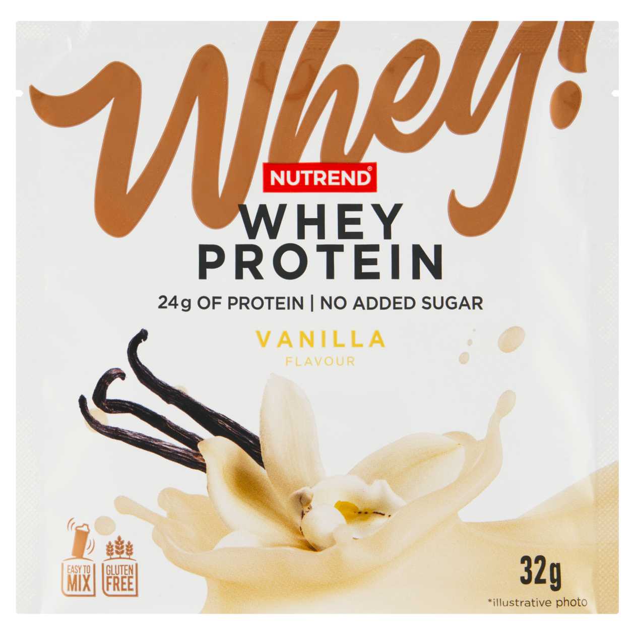Nutrend Whey Protein příchuť vanilka 32g
