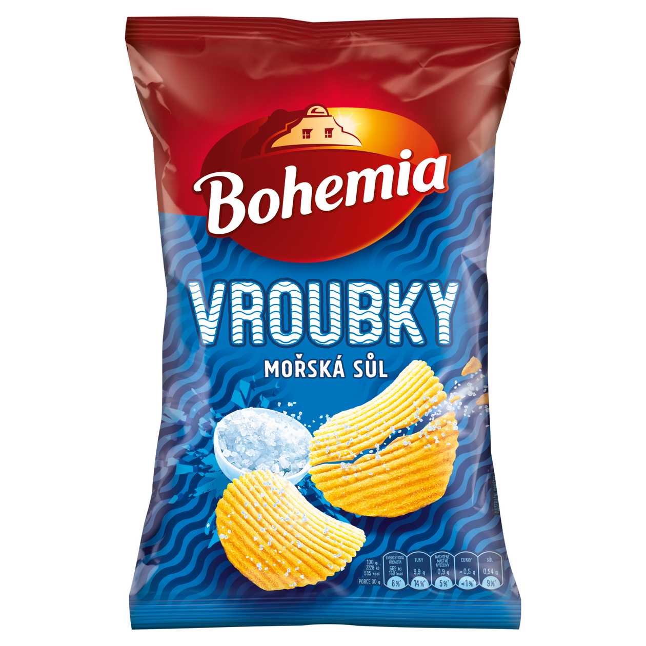 Bohemia Ridges Sea Salt 120g