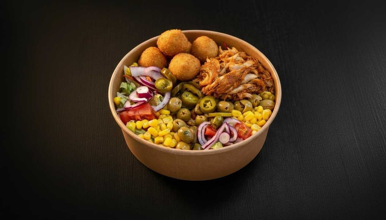Bowl s kroketami