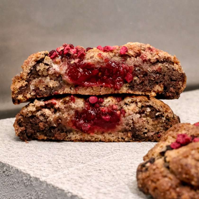 Raspberry Madness New York Cookie