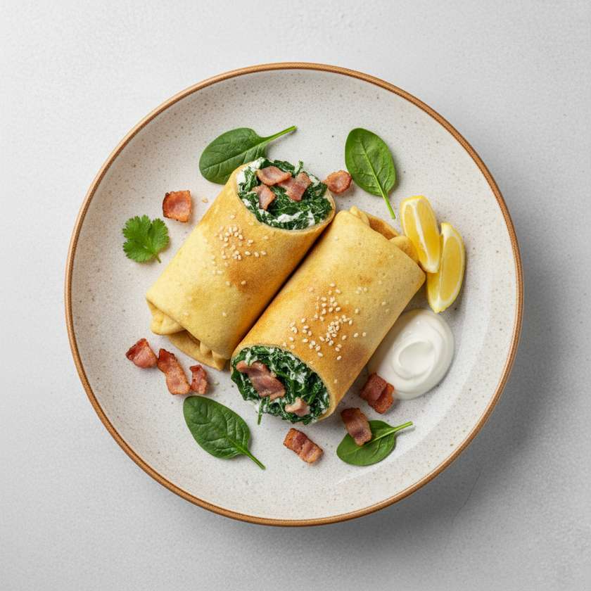 7. Naleśnik wytrawny mięsny