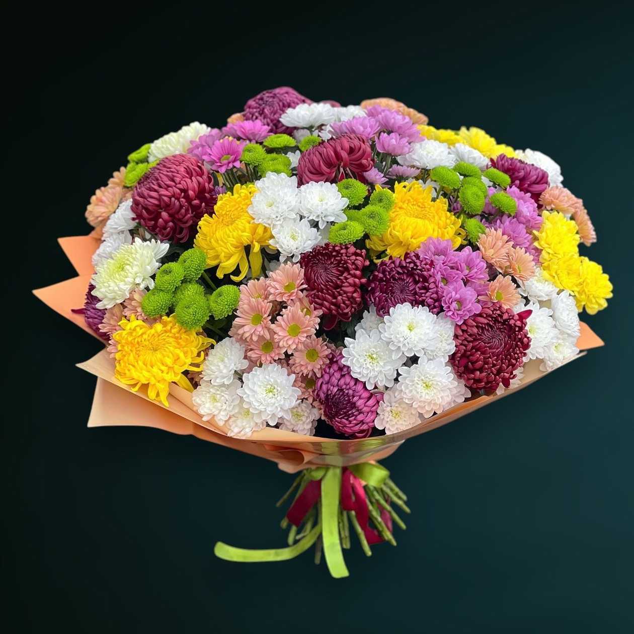 45 Mixed Chrysanthemums Bouquet