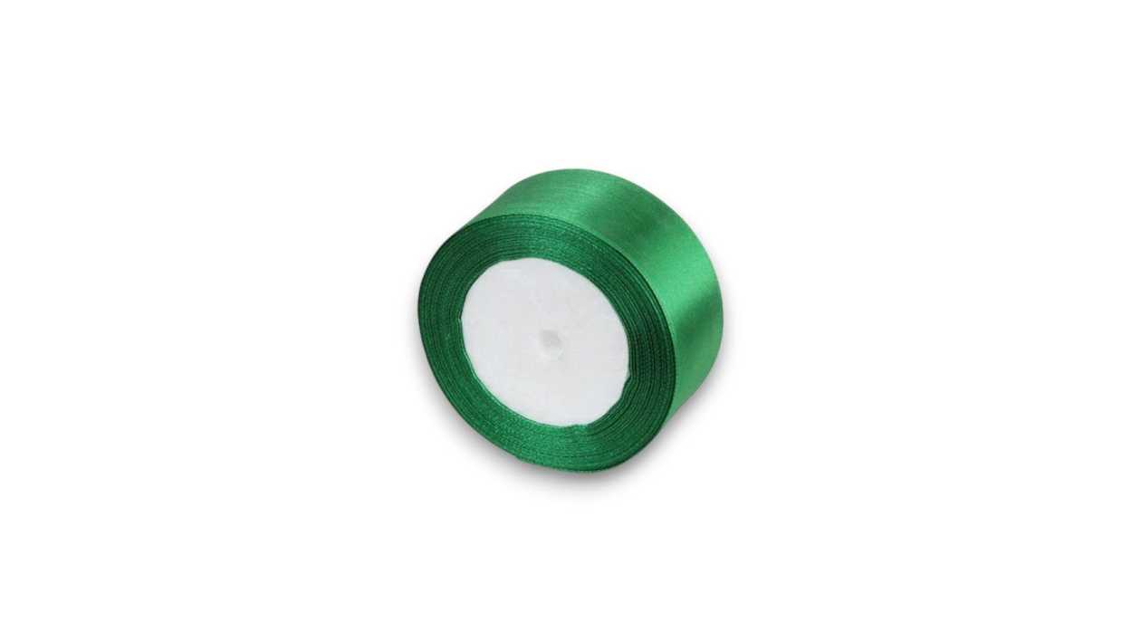 Green Ribbon, 2.5cm wide, 1111111111397-2