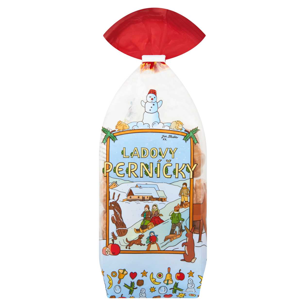 Ladovy Vánoční perníčky s cukrovou polevou 225g