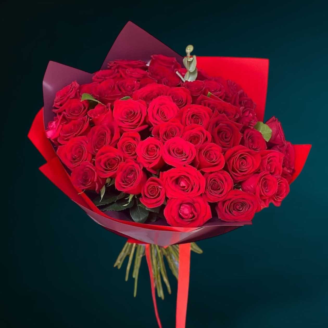 51 Red Roses Bouquet