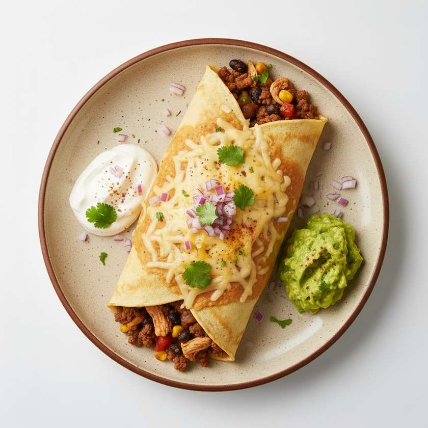 15. Naleśnik wytrwany mięsny