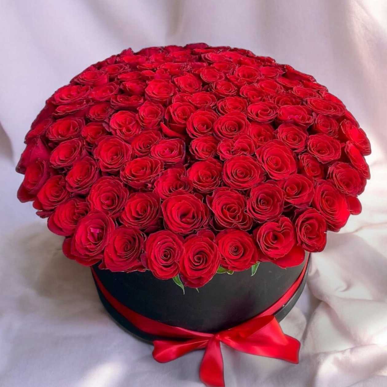 101 Red Roses in Box