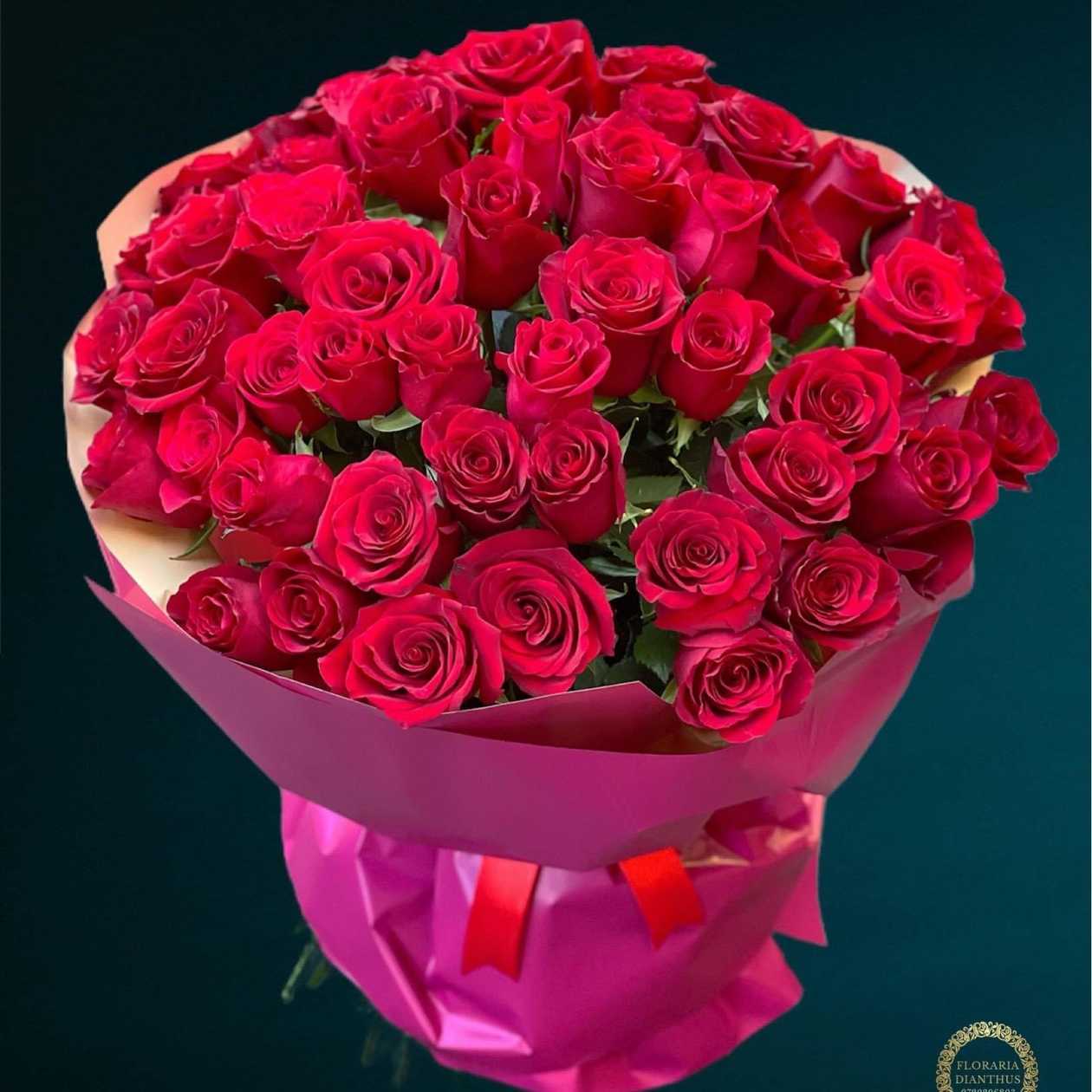 55 Red Roses Bouquet