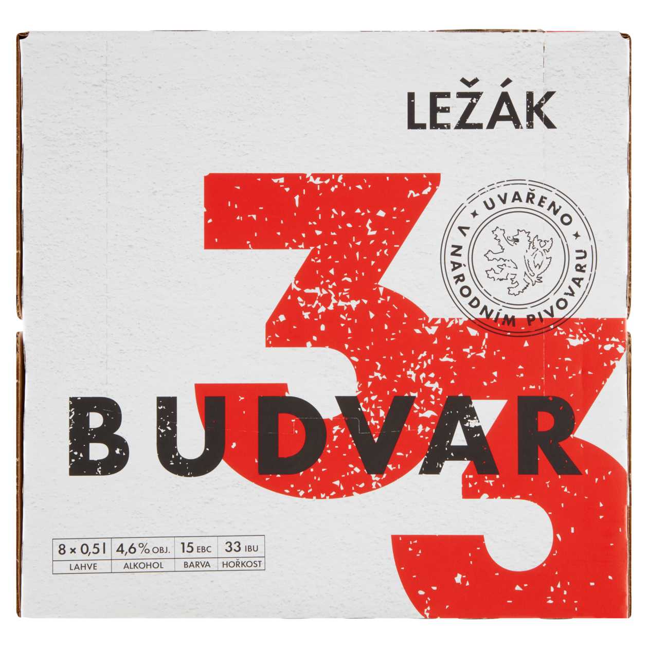 Budějovický Budvar Budvar 33 ležák 8 x 0,5l