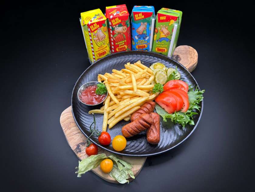 Lasteeine viineritega + kõrrejook