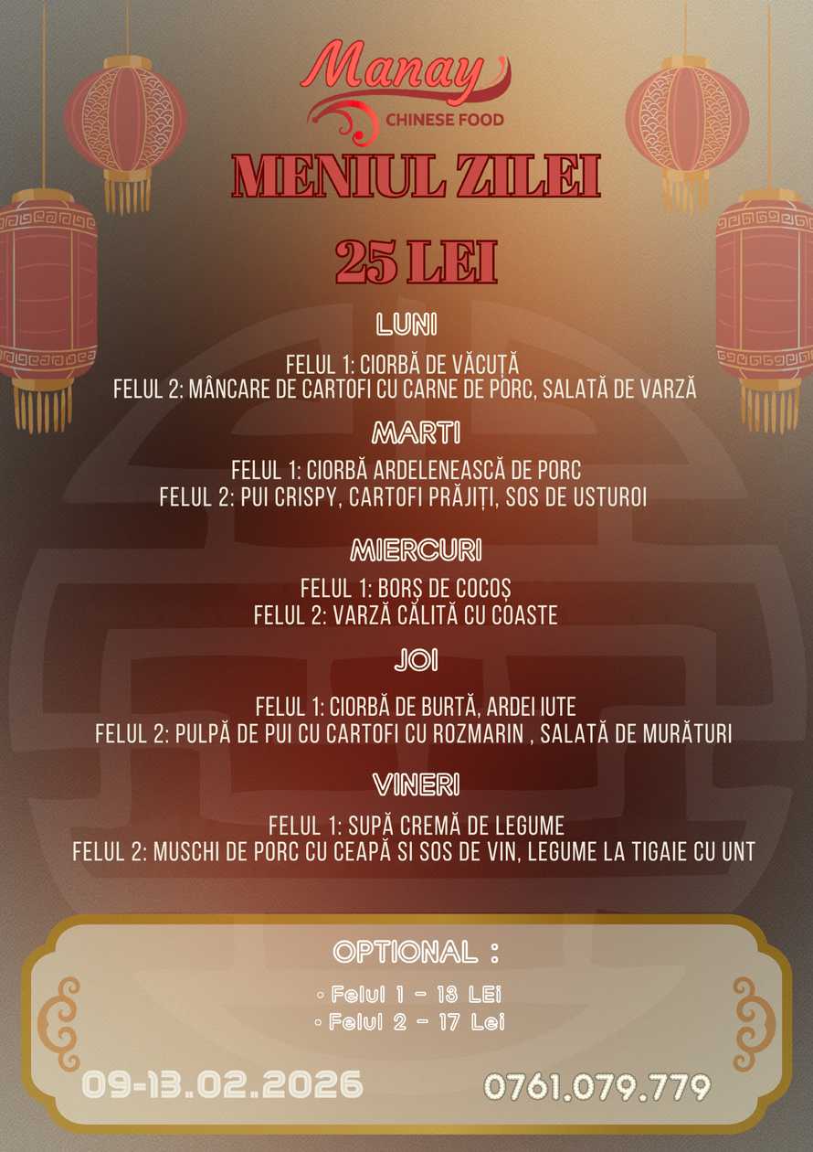 MENIUL ZILEI