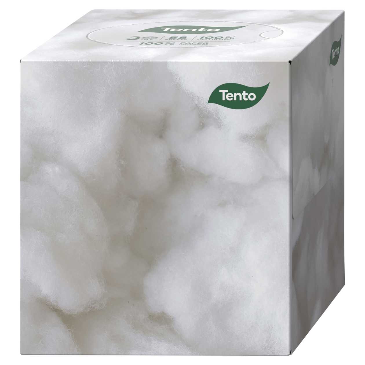 Tento Kosmetické utěrky 3 vrstvé 58 ks