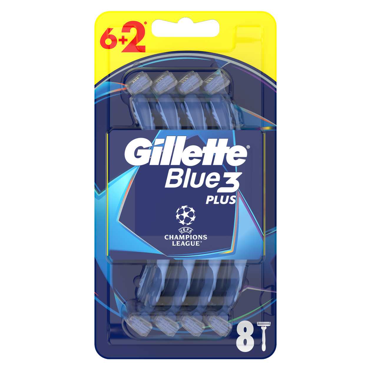 Gillette Blue3 Plus Comfort, Jednorázové Holící Strojky Pro Muže, Balení Holících Strojků