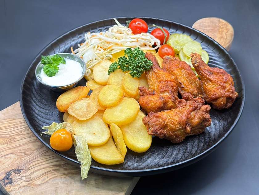 Kanatiivad kartulilaastudega