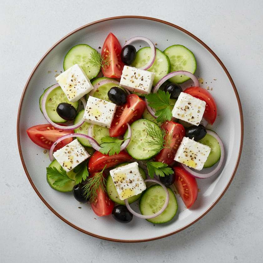 82. Sałatka grecka