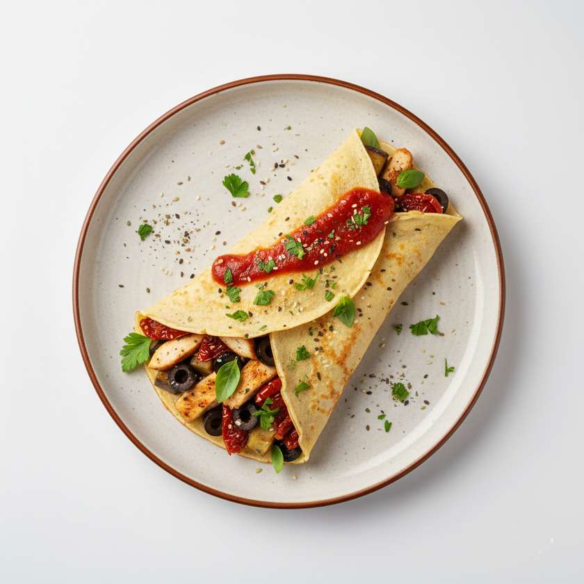 13. Naleśnik wytrwany mięsny