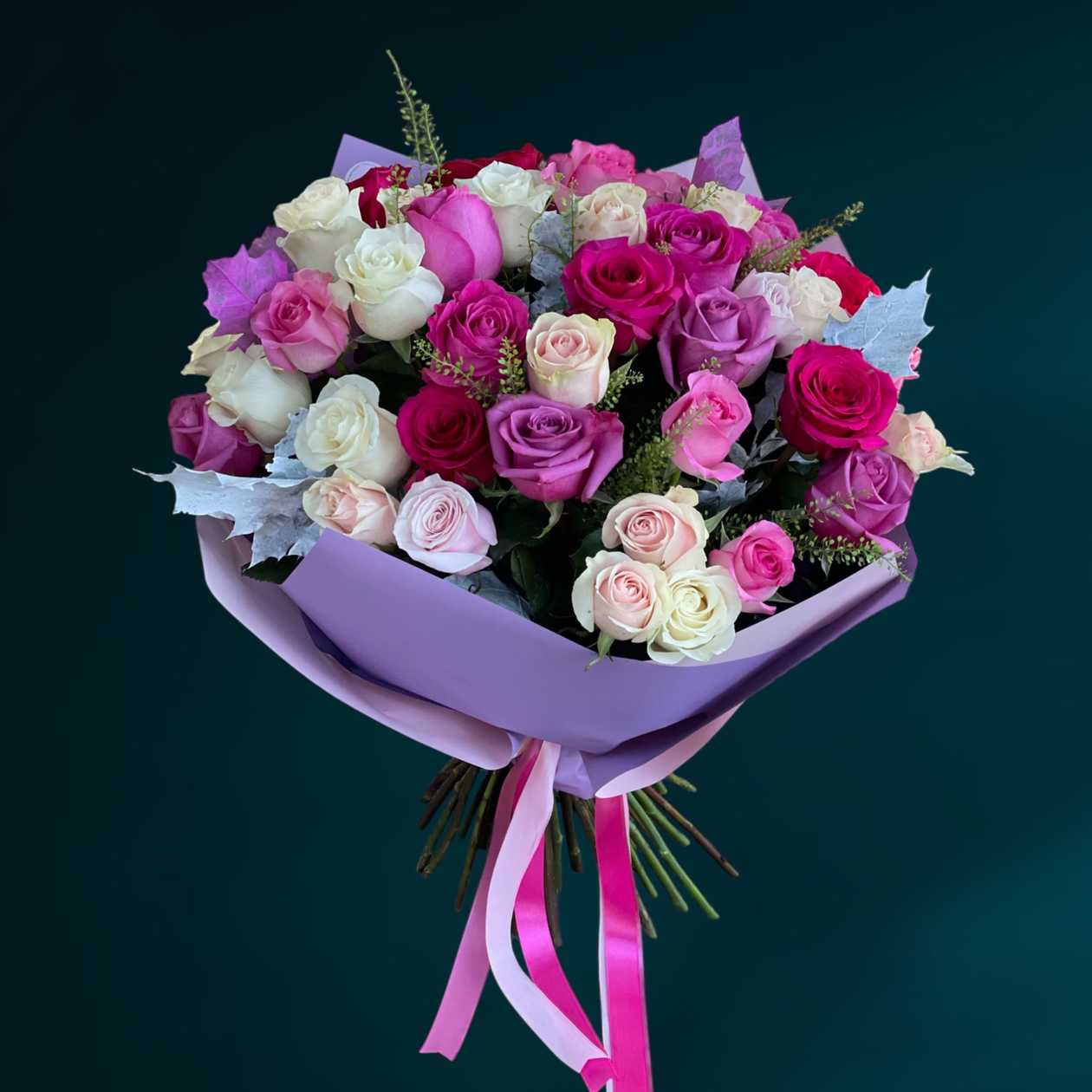 41 Pastel Roses Bouquet