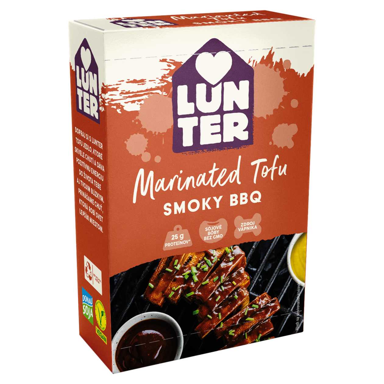 LUNTER TOFU NA GRIL SMOKY BBQ CHUT TEXASU 180g