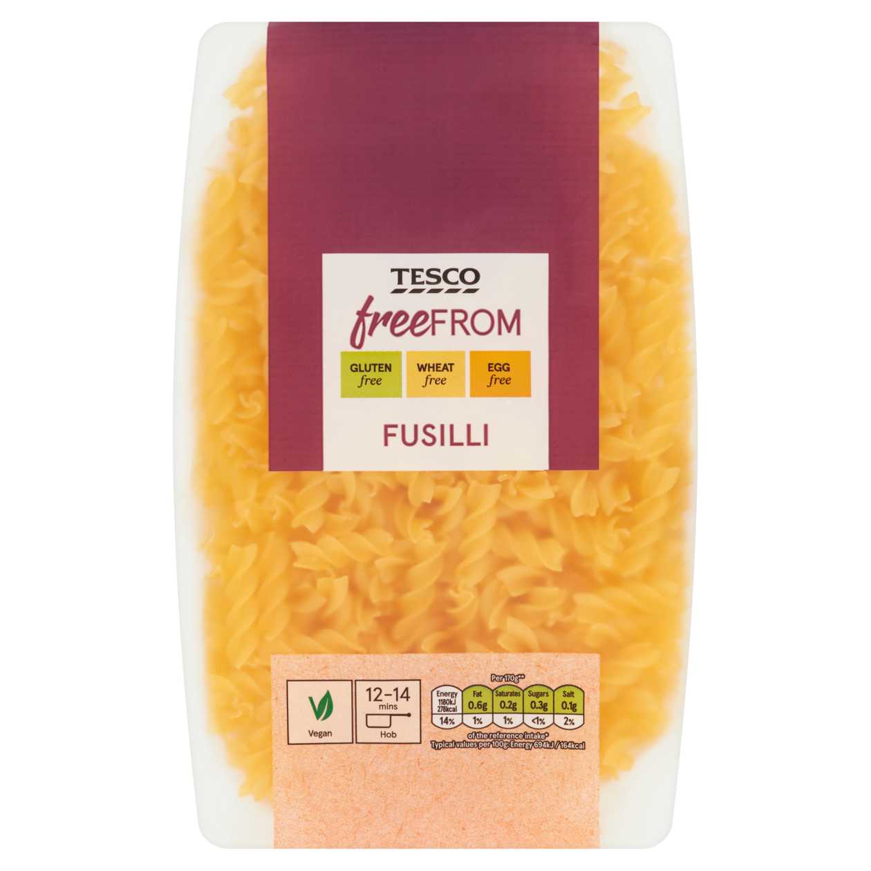Tesco Free From Fusilli 500g