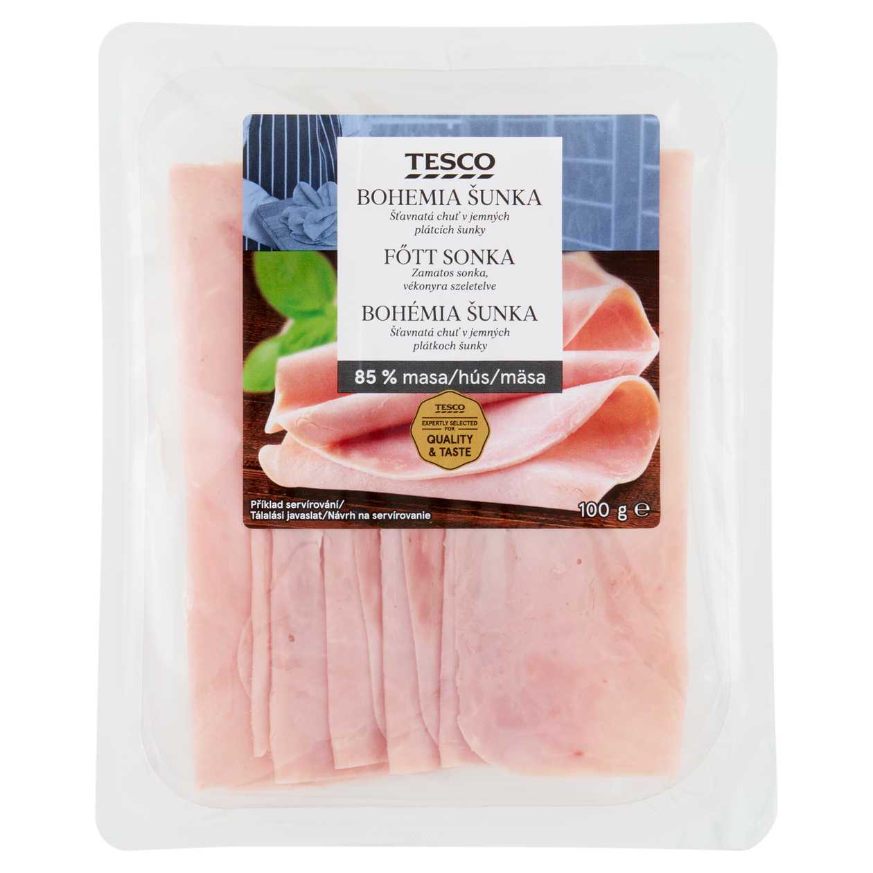 TESCO BOHEMIA SUNKA 85% MASA 100 g