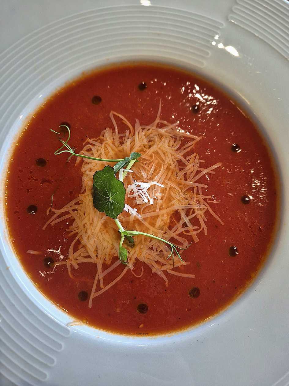 Daily soup according to the current offer