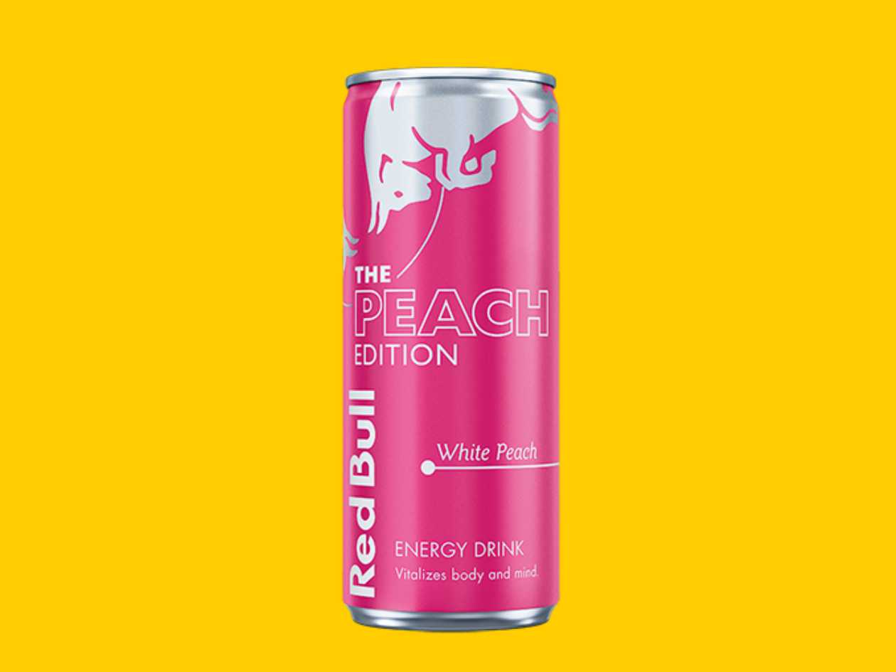 Red Bull energiajook White Peach valge virsik 0,25l