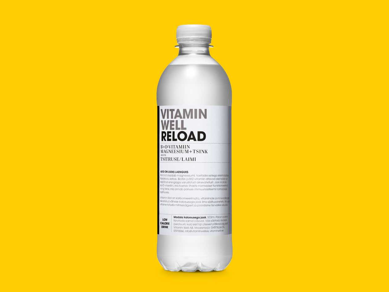 Vitamin Well vitamiinijook Reload 0,5l