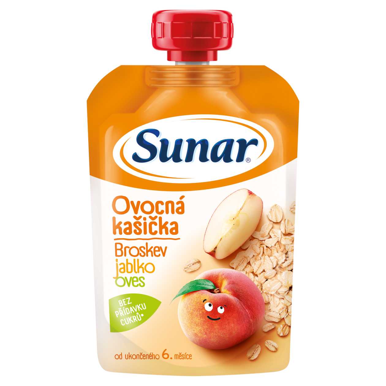 Sunar Fruit Porridge Peach, Apple, Oatmeal 120g