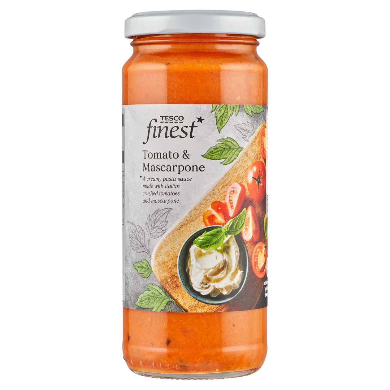 Tesco Finest Hotová rajčatová omáčka na těstoviny se sýrem mascarpone 340g